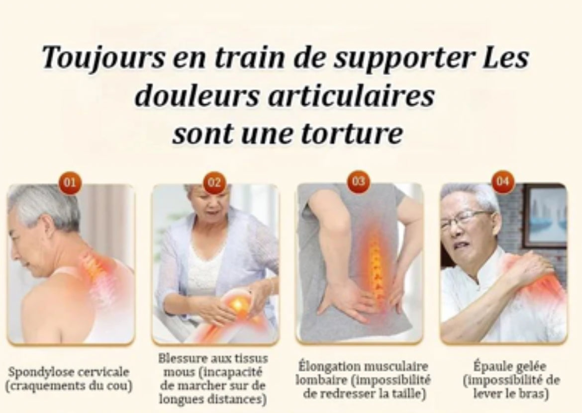 Venin d'Abeille™ Crème de Traitement de l’Arthrite, de l’Arthrose et des Douleurs Articulaires