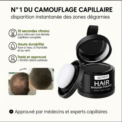 Camouflage Capillaire Professionnel Couleur Noire