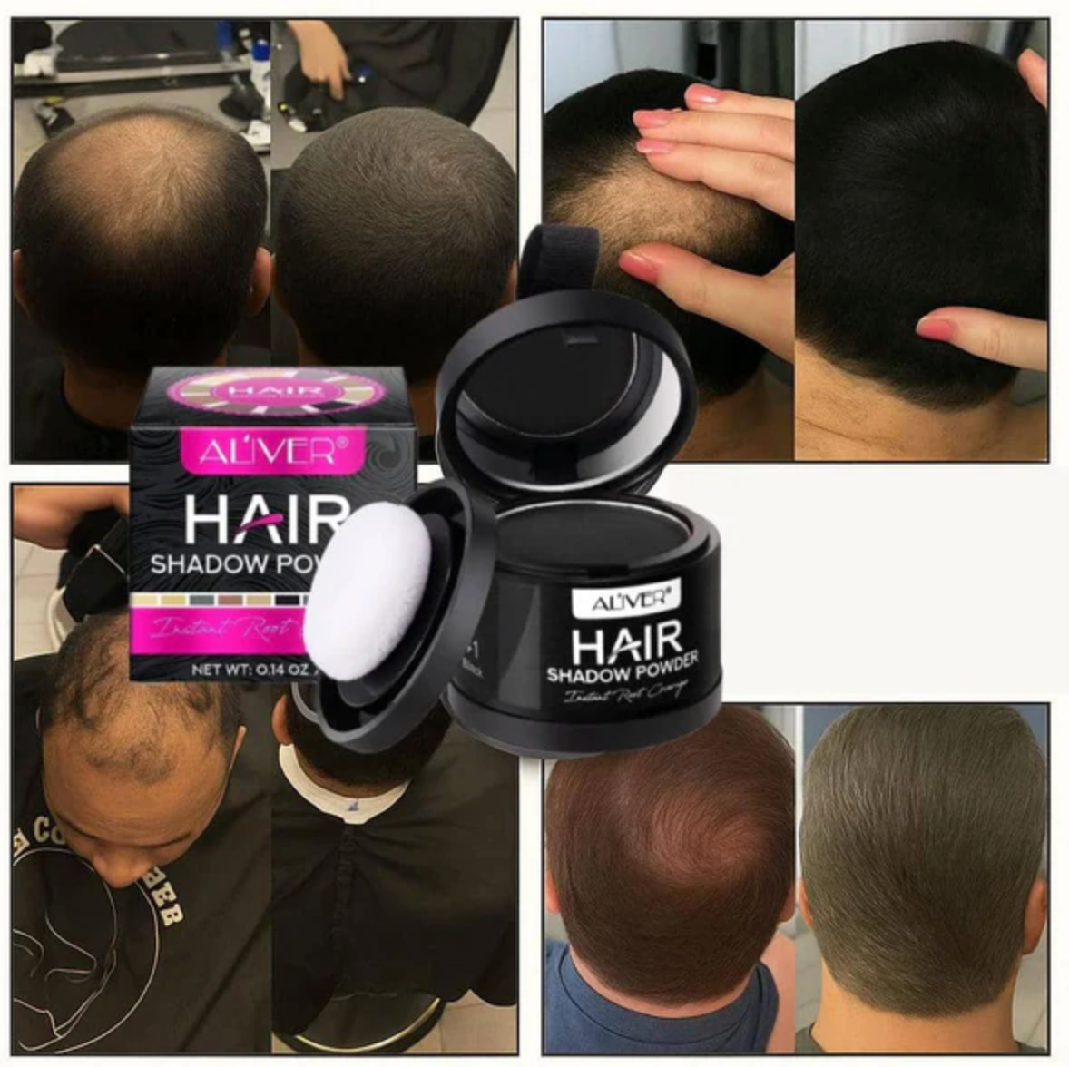 Camouflage Capillaire Professionnel Couleur Noire