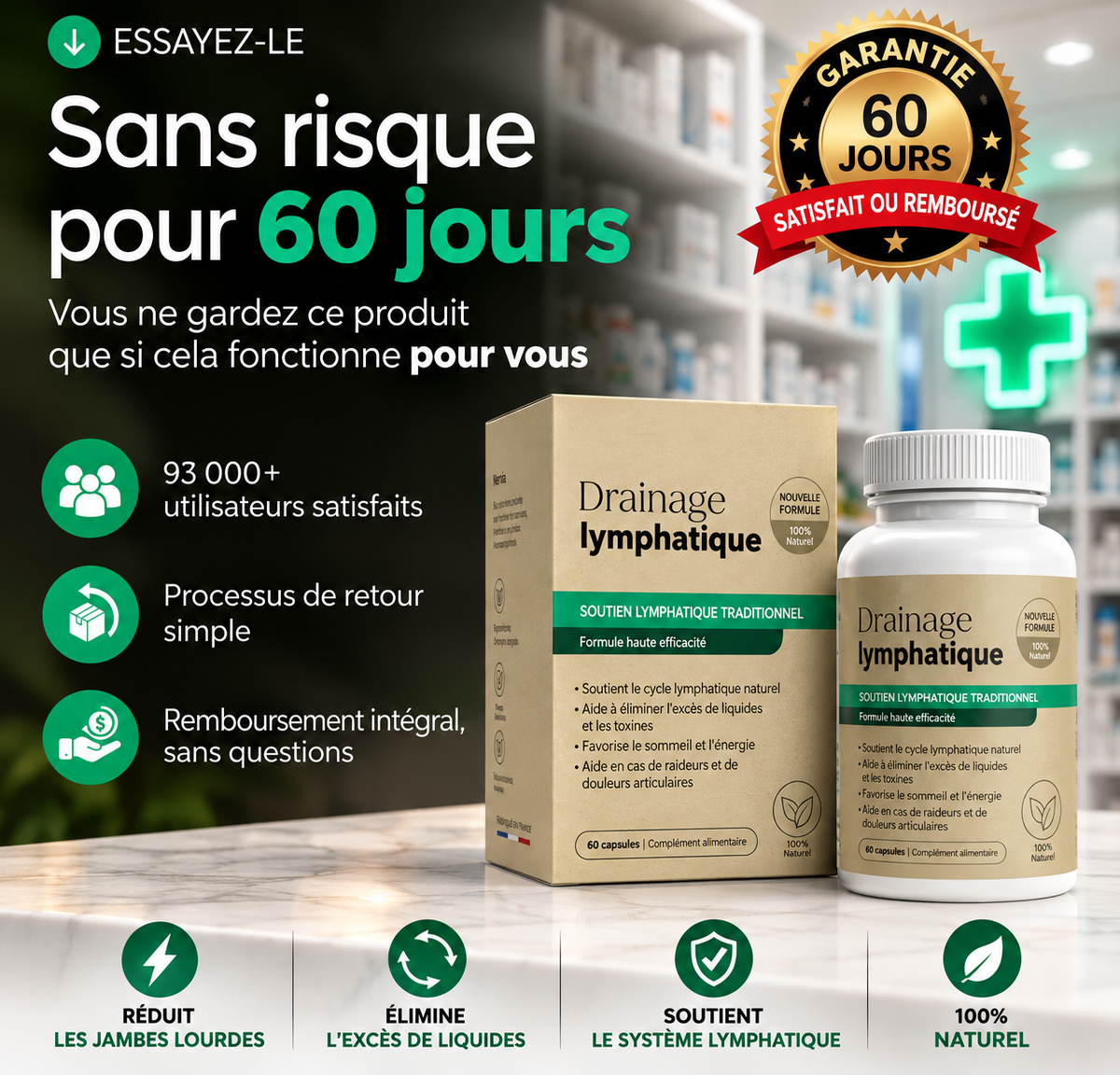 AFRALIS® Drainage Lymphatique – Programme 60 jours