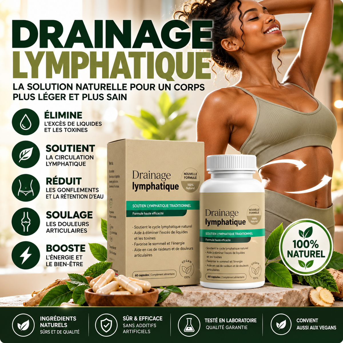 AFRALIS® Drainage Lymphatique – Programme 60 jours
