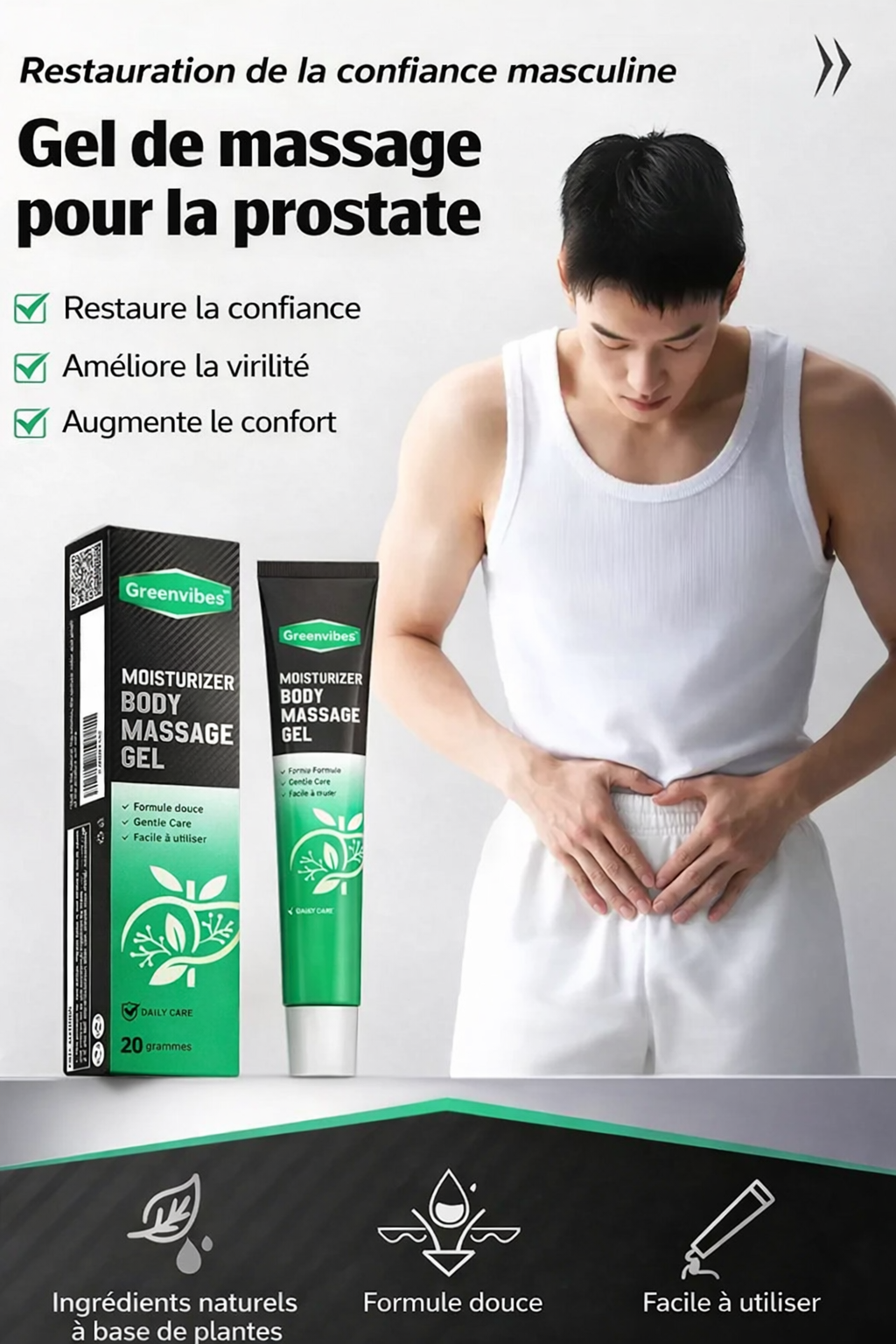 【Redonnez confiance aux hommes】Gel de massage pour la prostate !! (Copie)